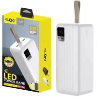Потужний повербанк KP-94 50000 mAh з LED-дисплеєм, двома USB-виходами, швидкою зарядкою 22,5W